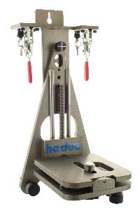 Floor and wall mount with fine drive for rotating lasers